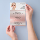 FACE-BEHANDELING Beauty Salon flyer (Hand)