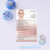 FACE-BEHANDELING Beauty Salon flyer (Enkel)