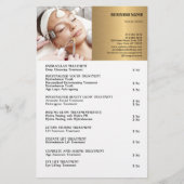 FACE-BEHANDELING Beauty Salon flyer (Voorkant)