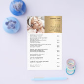 FACE-BEHANDELING Beauty Salon flyer (Enkel)