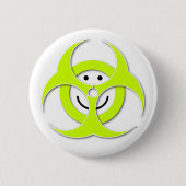 Face Biohazard Button (Voorkant)