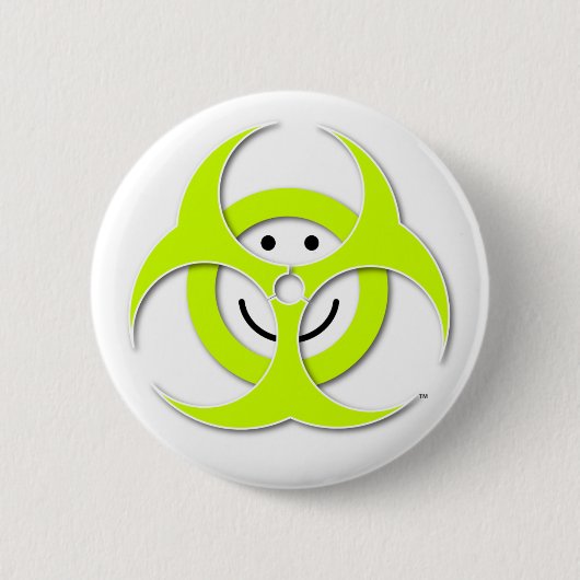 Face Biohazard Button (Voorkant)
