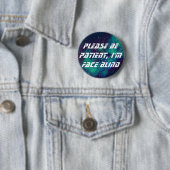 Face Blind Galaxy Identity Ronde Button 5,7 Cm (In situ)