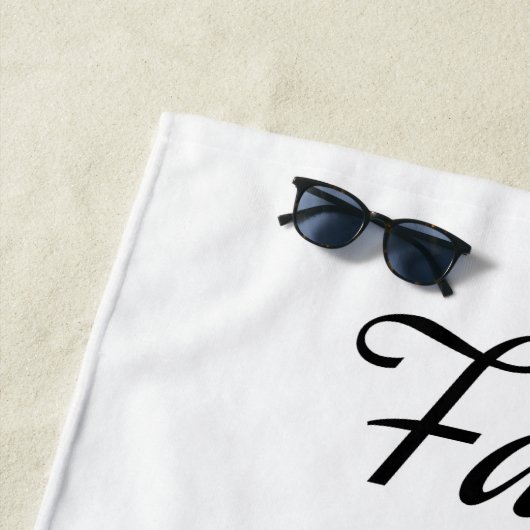 Face Butt Strandlaken (In situ)