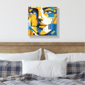 Face Canvas Afdruk (Insitu (Slaapkamer))