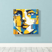 Face Canvas Afdruk (Insitu (Houten vloer))