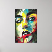 Face Canvas Afdruk (Voorkant)