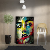 Face Canvas Afdruk