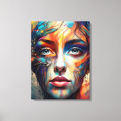 Face Canvas Afdruk (Voorkant)