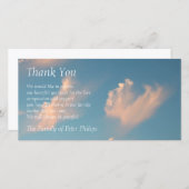 Face Cloud 2 Sympathie Hartelijk dank Bedankkaart (Voorkant / Achterkant)