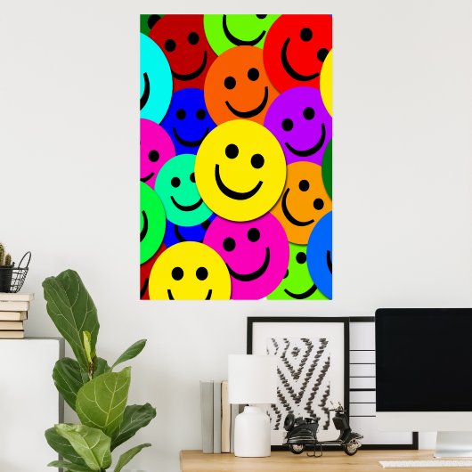 FACE COLLAGE POSTER (Thuiskantoor)