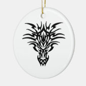 Face-Dragon-Tattoo Keramisch Ornament (Links)