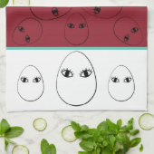 Face Egg Kitchen Towels Theedoek (Gevouwen)