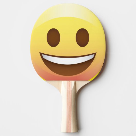 Face Emoji Ping Pong Paddle Summer Fun Tafeltennisbatje (Voorkant)