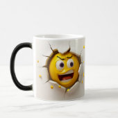 Face Emoticon Break Through Magische Mok (Links)