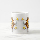 Face Emoticon Break Through Magische Mok (Center)