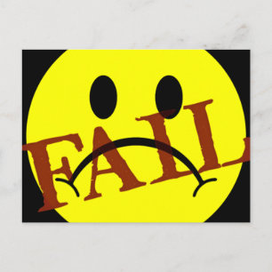 FACE FAIL BRIEFKAART