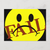 FACE FAIL BRIEFKAART (Voorkant)