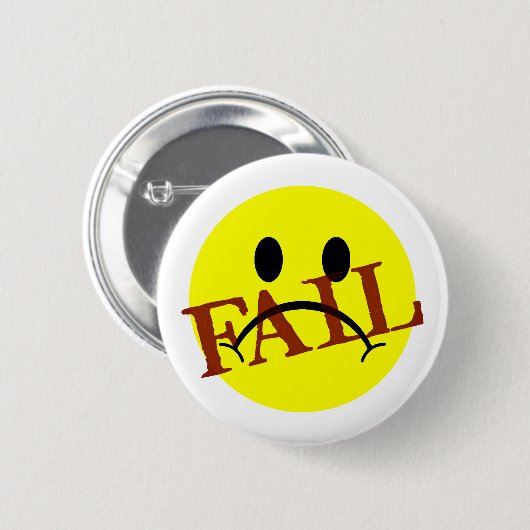 FACE FAIL RONDE BUTTON 5,7 CM (Voorkant /achterkant)