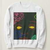 Face Flower Sweatshirt (Design voorkant)