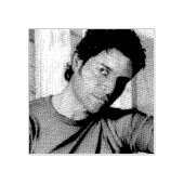 Face (Foto) Rubber Stamp Rubberstempel (Afrduk)