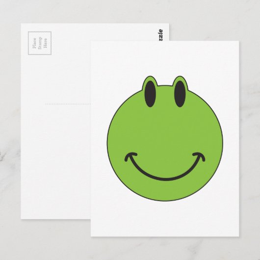 Face Frog Briefkaart (Voorkant / Achterkant)