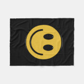 Face Fun fleece deken (Voorkant (Horizontaal))