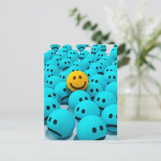 Face fun Image Briefkaart (Staand voorkant)