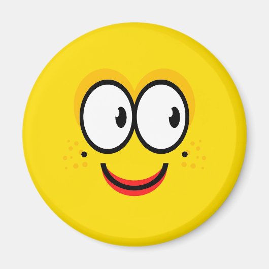 Face - Geel Magnet (Voorkant)
