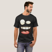 Face Ghost Monster Costume Halloween T-shirt (Voorkant volledig)