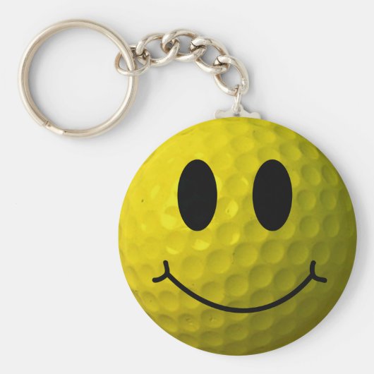 Face Golf Ball Sleutelhanger (Voorkant)