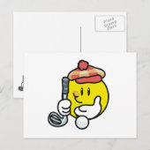 Face Golf T-shirts en Gifts Briefkaart (Voorkant / Achterkant)