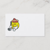 Face Golf T-shirts en Gifts Visitekaartje (Achterkant)