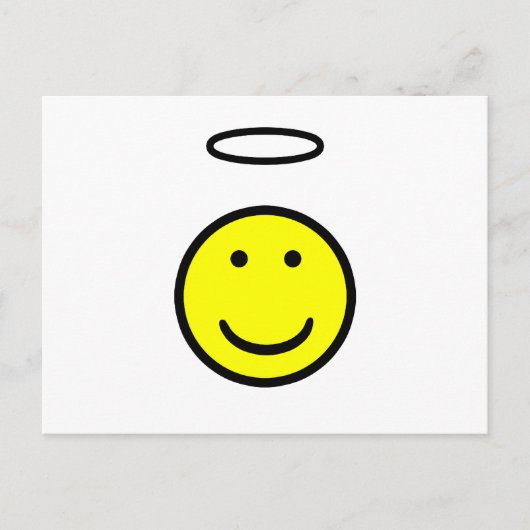 Face Halo Briefkaart (Voorkant)