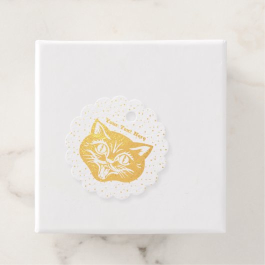 Face in Gold van de grote ojasterren van de Hallow Bedankjes Labels (Met doos)