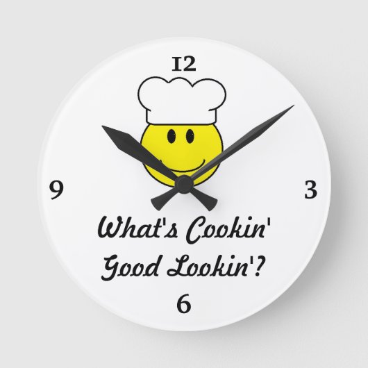 Face Kitchen Clock Flirt Ronde Klok (Voorkant)
