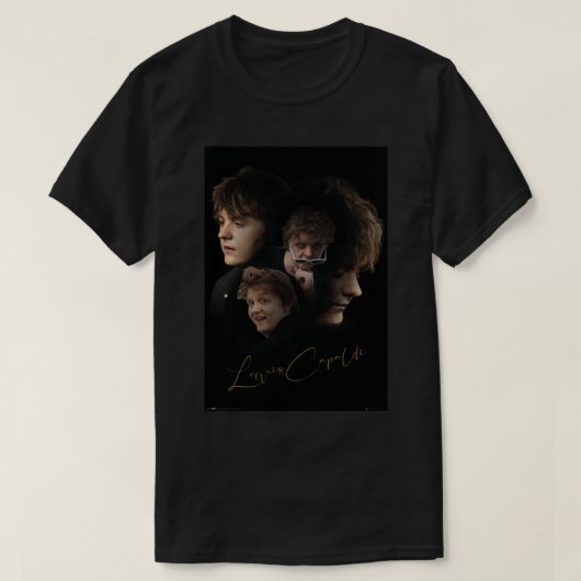 Face Lewis Capaldi T-shirt (Design voorkant)