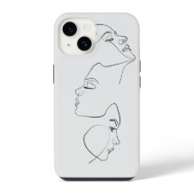 Face Line Art minimalistisch esthetisch kunstwerk