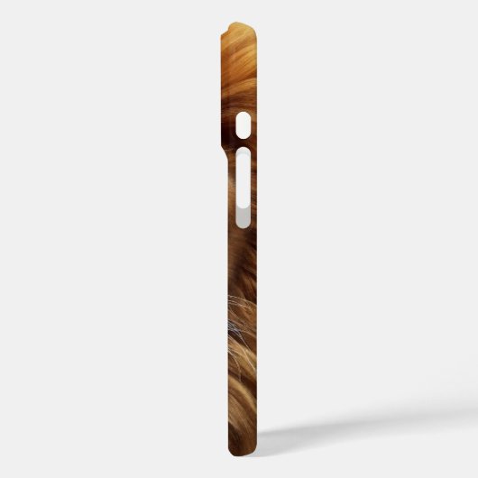 Face lion iPhone 16 case (Achterkant / Links)