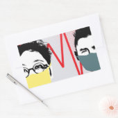 FACE MASK CORONA VIRUS AWARENESS Sticker (Envelop)