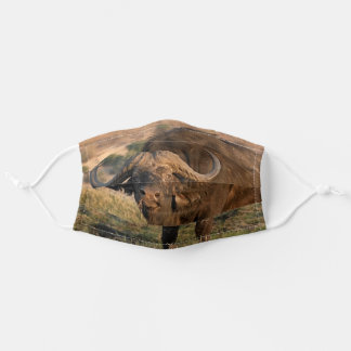 Face Mask een oude stier buffalo Stoffen Mondkapje