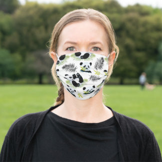 Face mask panda bear stoffen mondkapje