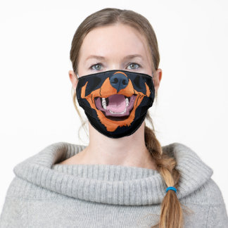 Face Mask Rottweiler Dog Face Stoffen Mondkapje