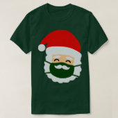 Face Mask Santa Kerstman Mustache Classic TShirt (Design voorkant)