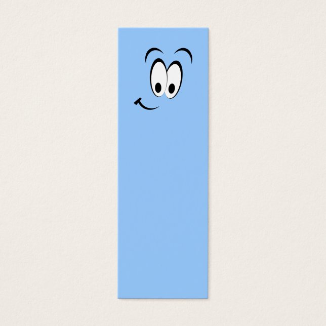 Face Mini-Bladwijzer Mini Visitekaartjes (Voorkant)