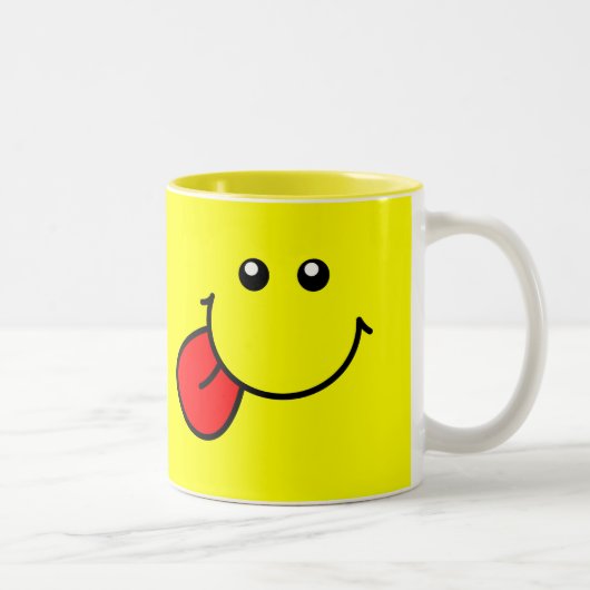 Face-Mok Tweekleurige Koffiemok (Rechts)