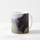 Face naar Face Wolf en Buffalo Mok (Voorkant rechts)