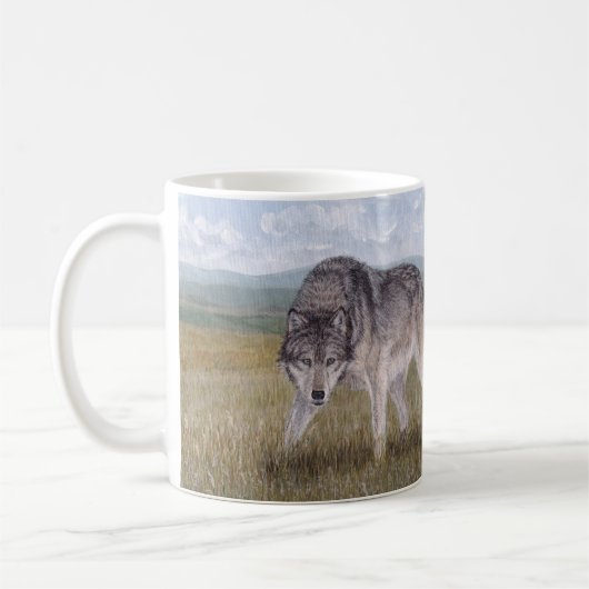 Face naar Face Wolf en Buffalo Mok (Links)