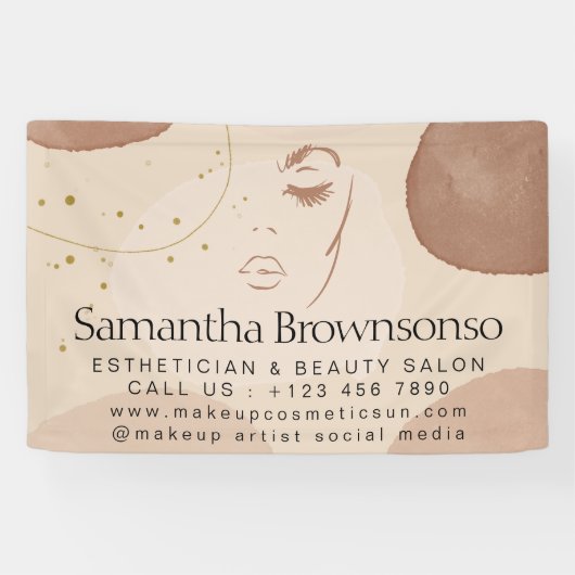 Face Neutral Earth Tone Esthetician Spandoek (Horizontaal)