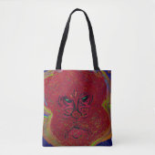 Face of a Flame Medium Tote Bag (Voorkant)